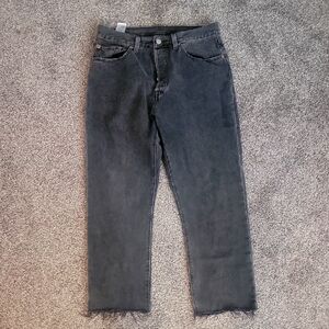 Black Levi 501 Denim Jeans Size 30x26